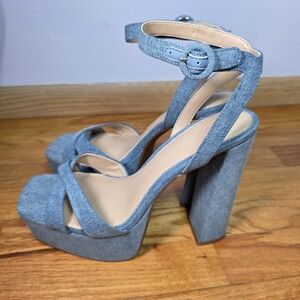 Denim Platform Heels 9.5 | Never Worn Gianni Bini